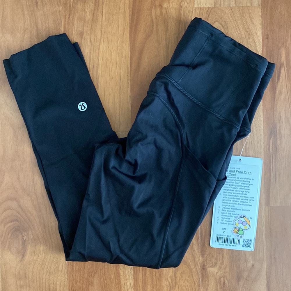 ❤️ Lululemon Fast & Free Crop 19" *Cool Size 2 NWT